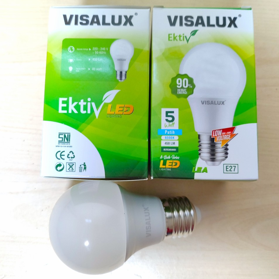 Lampu Led Visalux 5w Putih Bergaransi Grosir