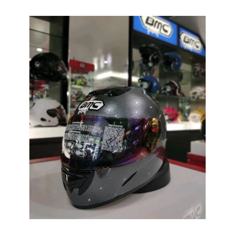 HELM BMC BLADE FULLFACE ORIGINAL FULL WARNA SOLID
