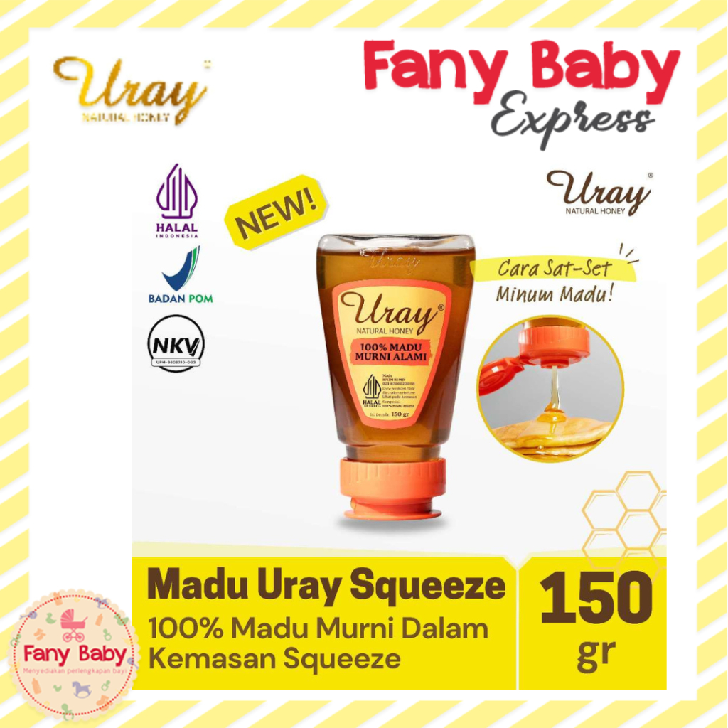 

MADU URAY SQUEEZE 100% MADU MURNI 150GR
