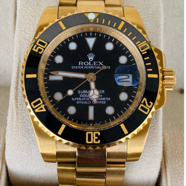 rolex submariner black gold