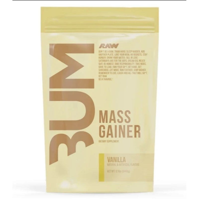 CBUM RAW MASS GAINER 12LBS READY STOK