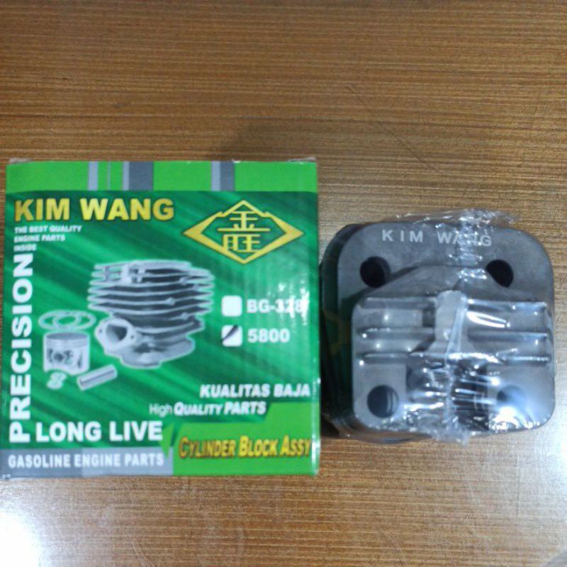 Block Chainsaw Blok Senso Tipe 5800 KIM WANG Turbo untuk Chainsaw 5800