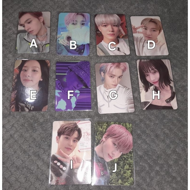 photocard pc official NCT 127 Dream WayV Red Velvet aespa Seulgi birthday Taeyong 2 baddies SG 2024 