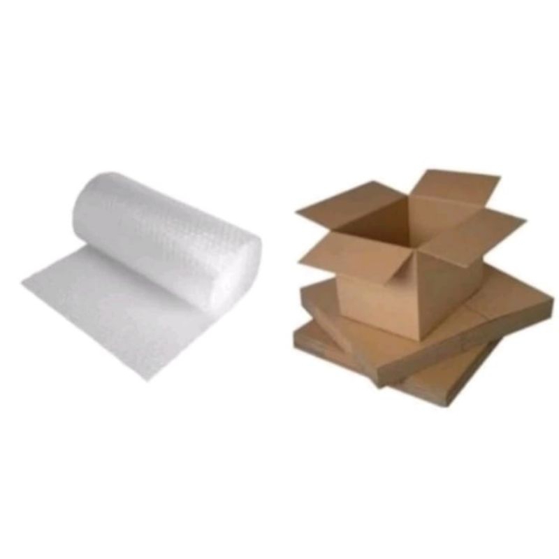 

Kardus/Box/Tambahan packing bubble dus/Pengaman paket/Packing tglass kecil