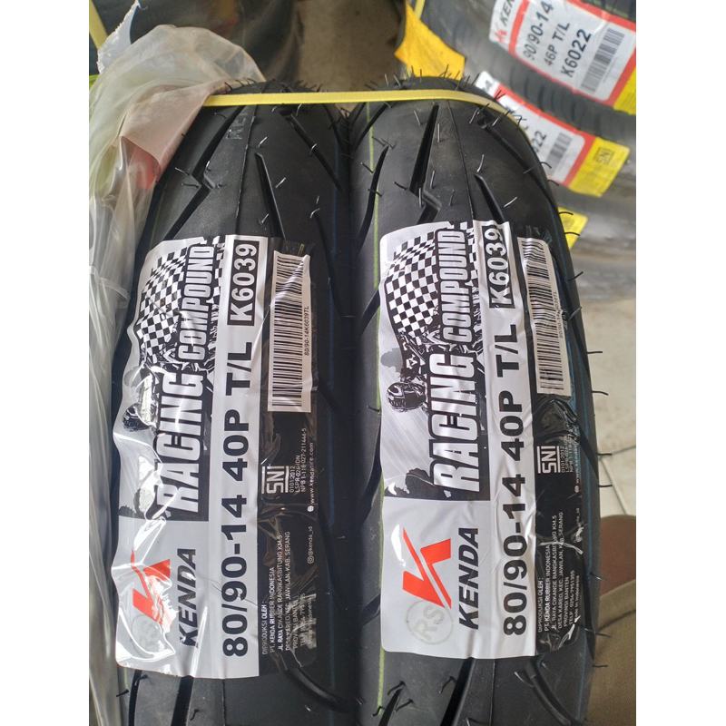 ban luar motor racing kenda 80/90-14 matic soft compound