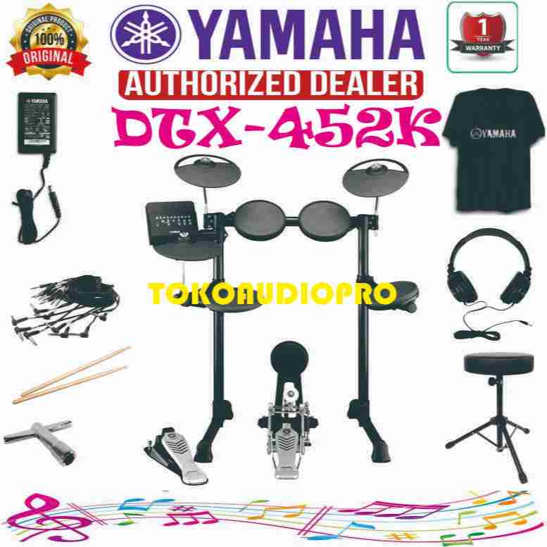 Drum Yamaha DTX452K Elektrik Drum Paket Yamaha DTx-452K