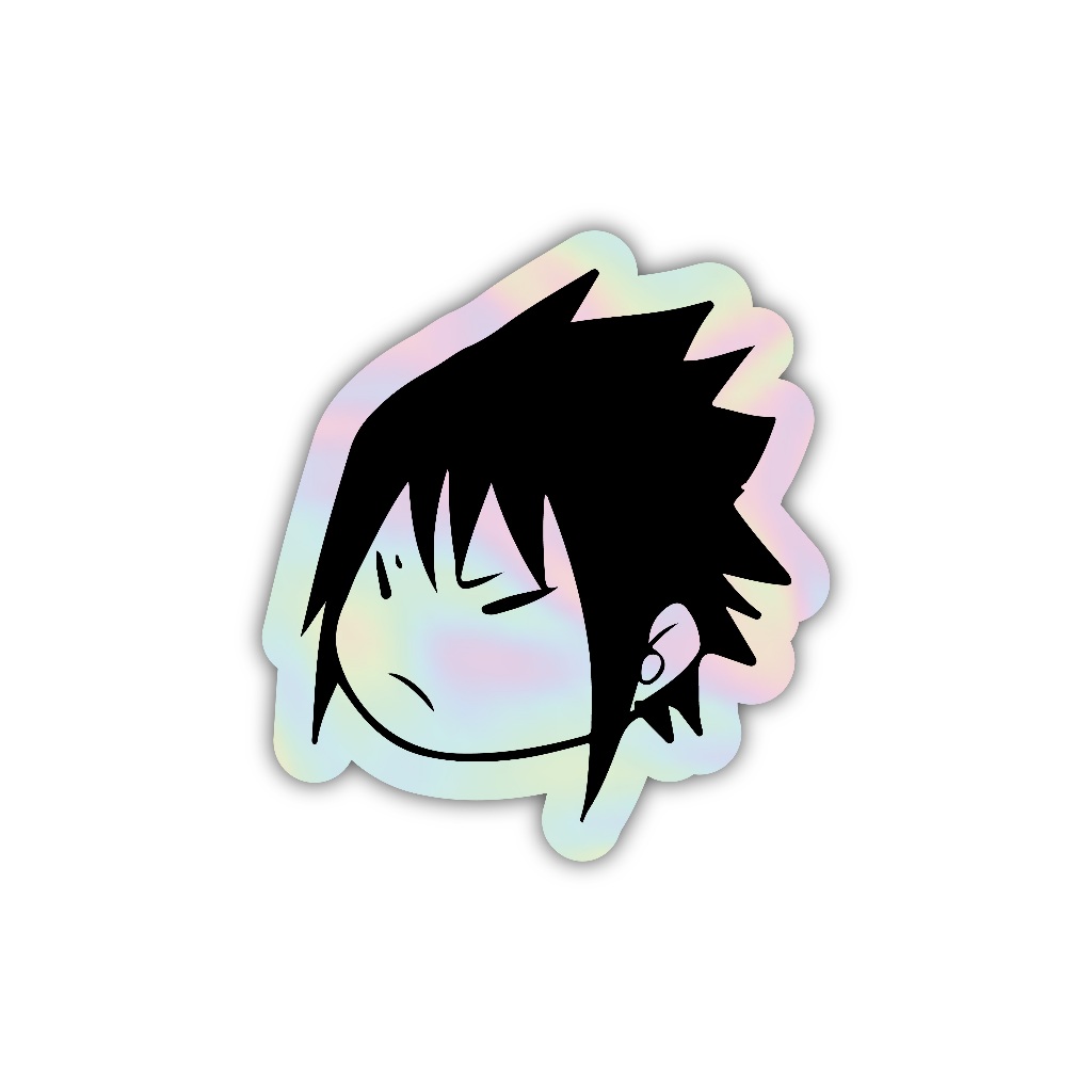 

Z130 sticker sasuke anime naruto, stiker hologram satuan