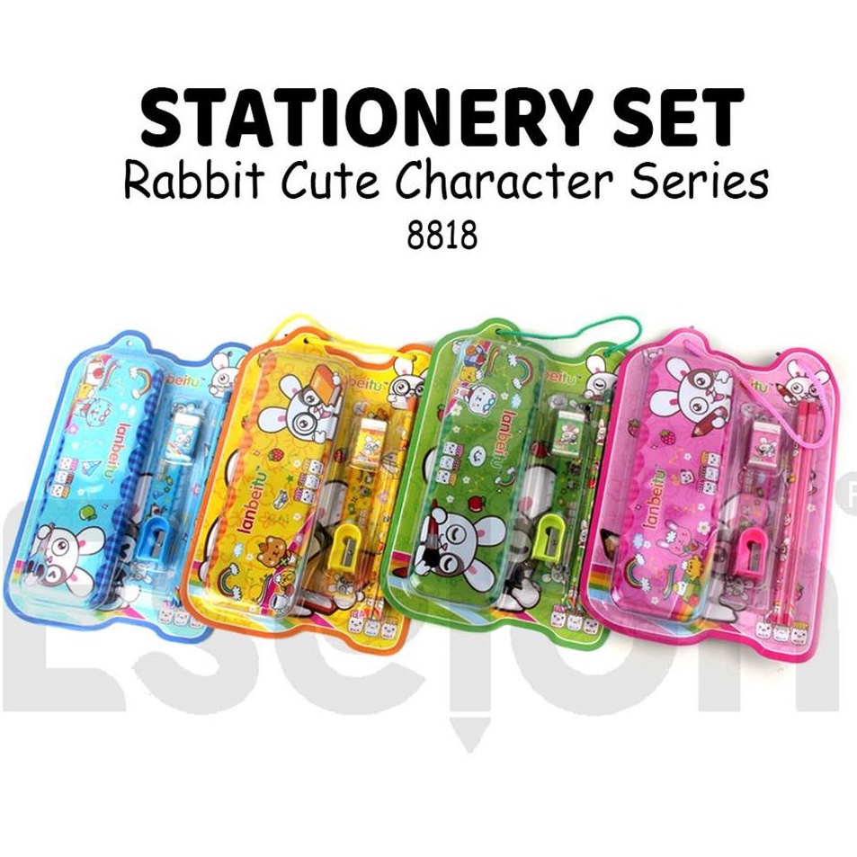 

r9 Ready Stock Stationery Set RABBIT CUT 8818 Paket Alat Tulis Set Alat Tulis Set M75