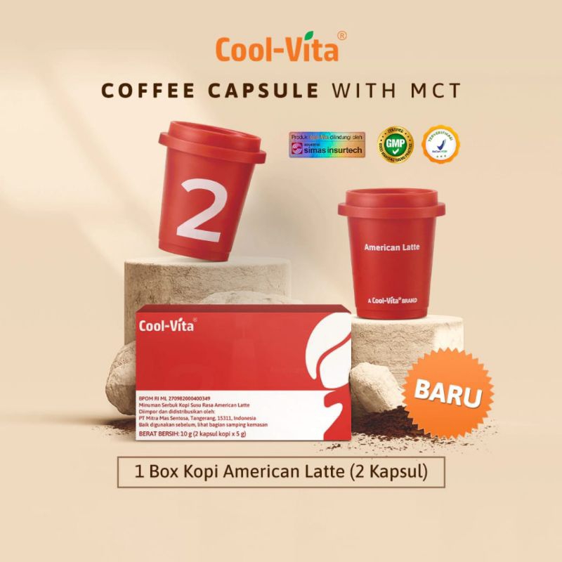 

(1 Box) CoolVita MCT Coffe Capsule