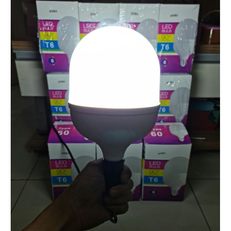 LAMPU LED 60 WATT BERGARANSI 1 TAHUN PREMIUM SUPER JUMBO 80 WATT MODEL KAPSUL MERK AVERA HEMAT ENERG