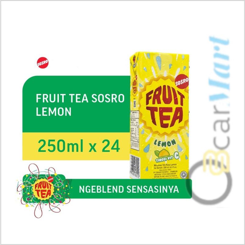 

DEPO FRUIT TEA KOTAK LEMON Vitamin C 250ml isi 24