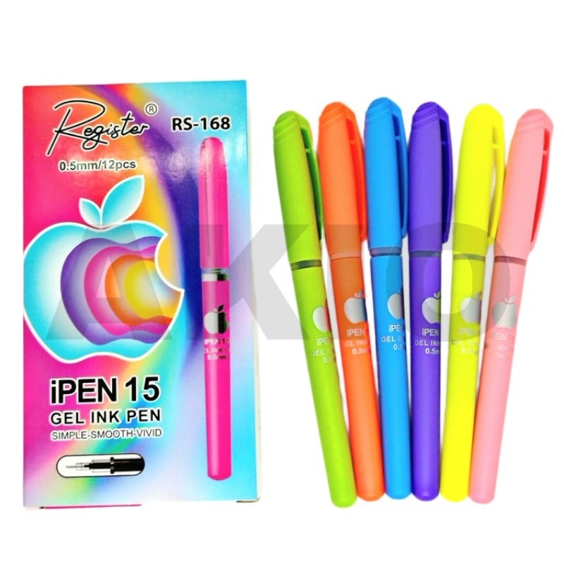 

Bolpoin Gel iPEN 15 0.5 mm Register RS-168 Pulpen Ballpoint Bolpen Pena Murah