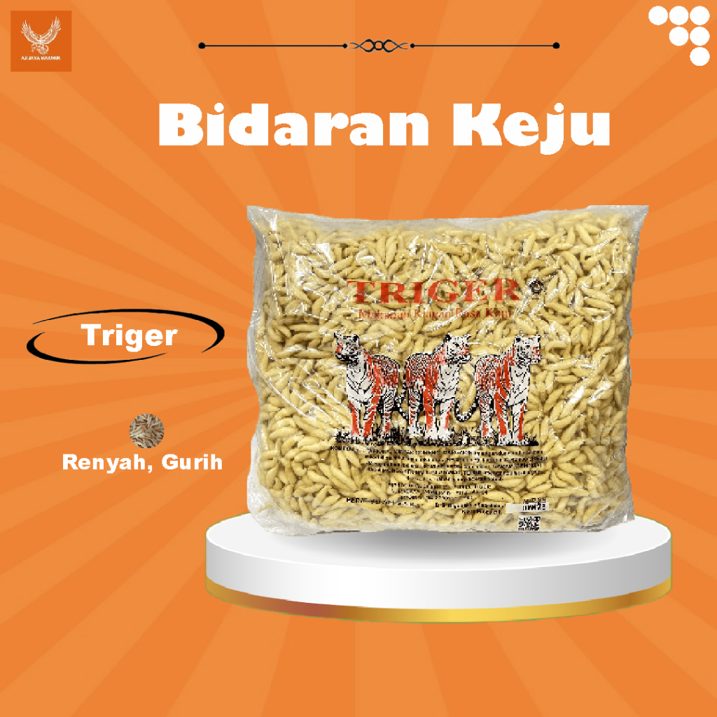 

BIDARAN KEJU BESAR & MINI TRIGER| 2.5KG