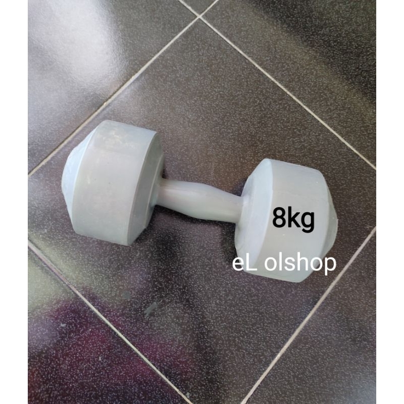 Barbel 8kg/Barbel Plastik 8kg/Dumbel 8kg