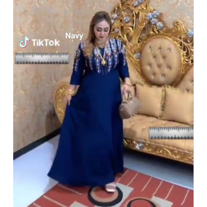 GAMIS HINDI BORDIR DADA TERBARU