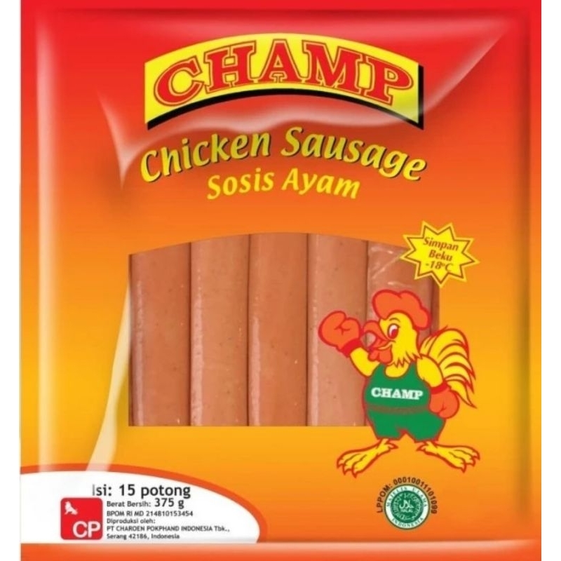

CHAMP SOSIS AYAM 375 gr (15 pcs)