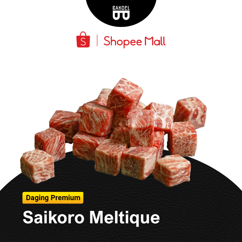 

Saikoro Beef Meltik Cubes Steak 2cm×2cm - Daging Sapi Impor Meltique