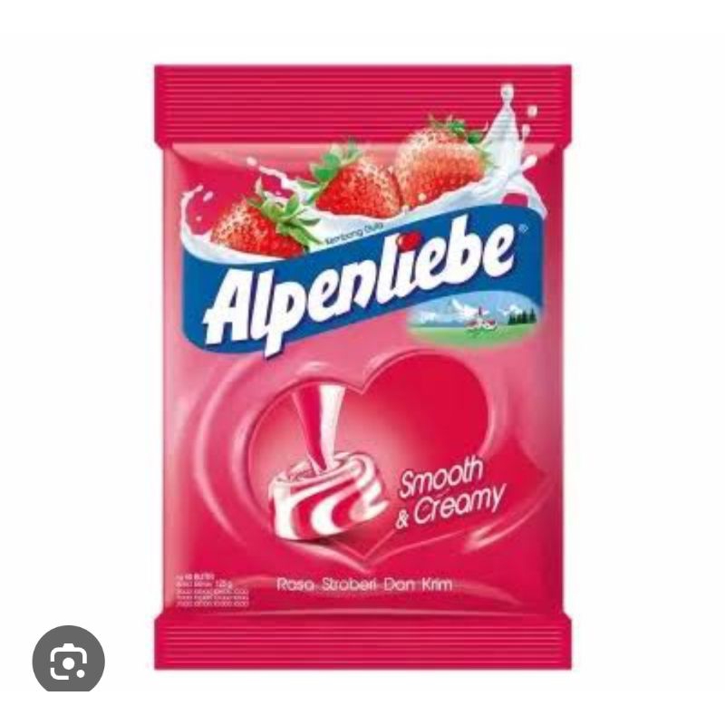 

alpenliebe strawberry bag