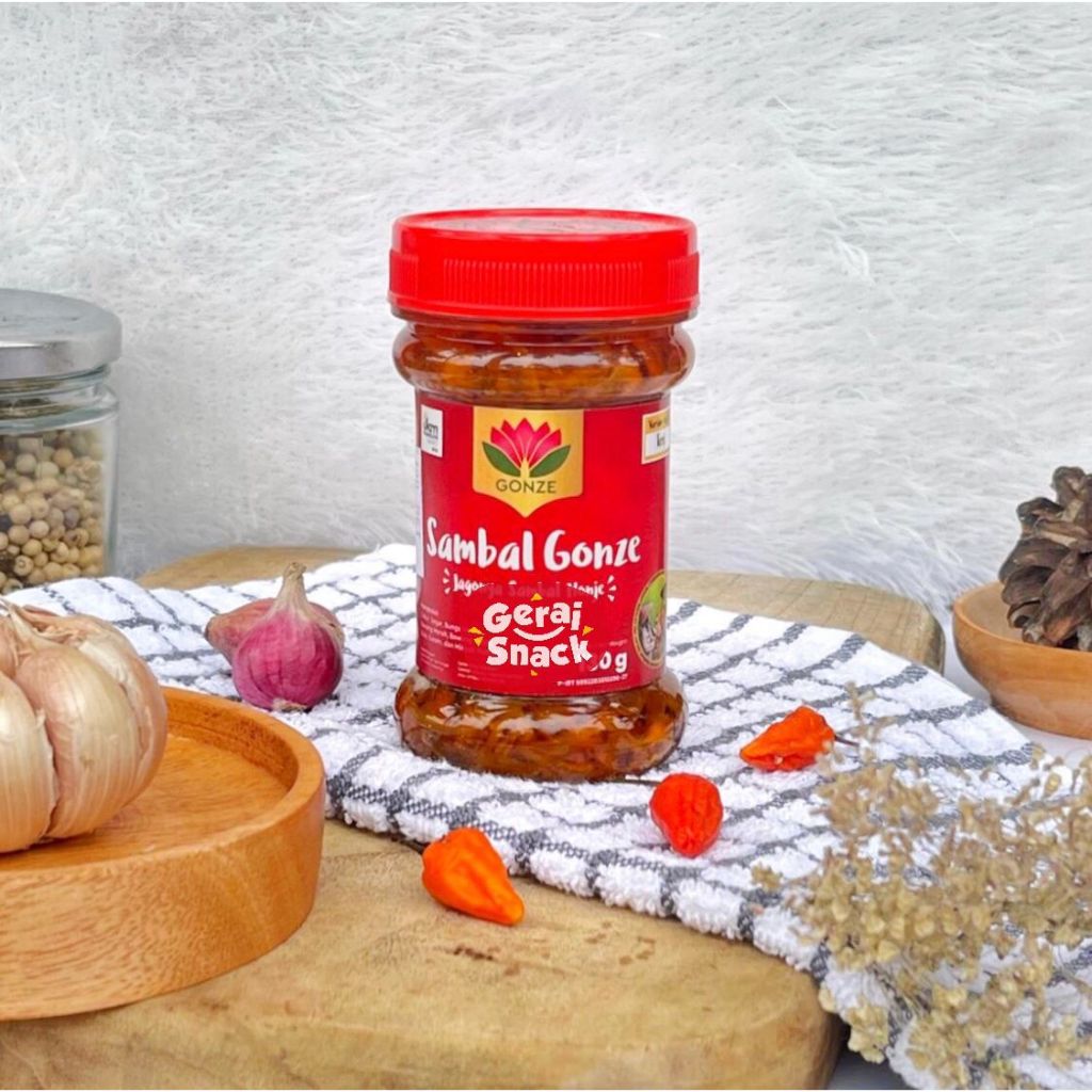 

Gonze Sambal TERI Kecombrang Botol Reguler Khas Cianjur 130 g