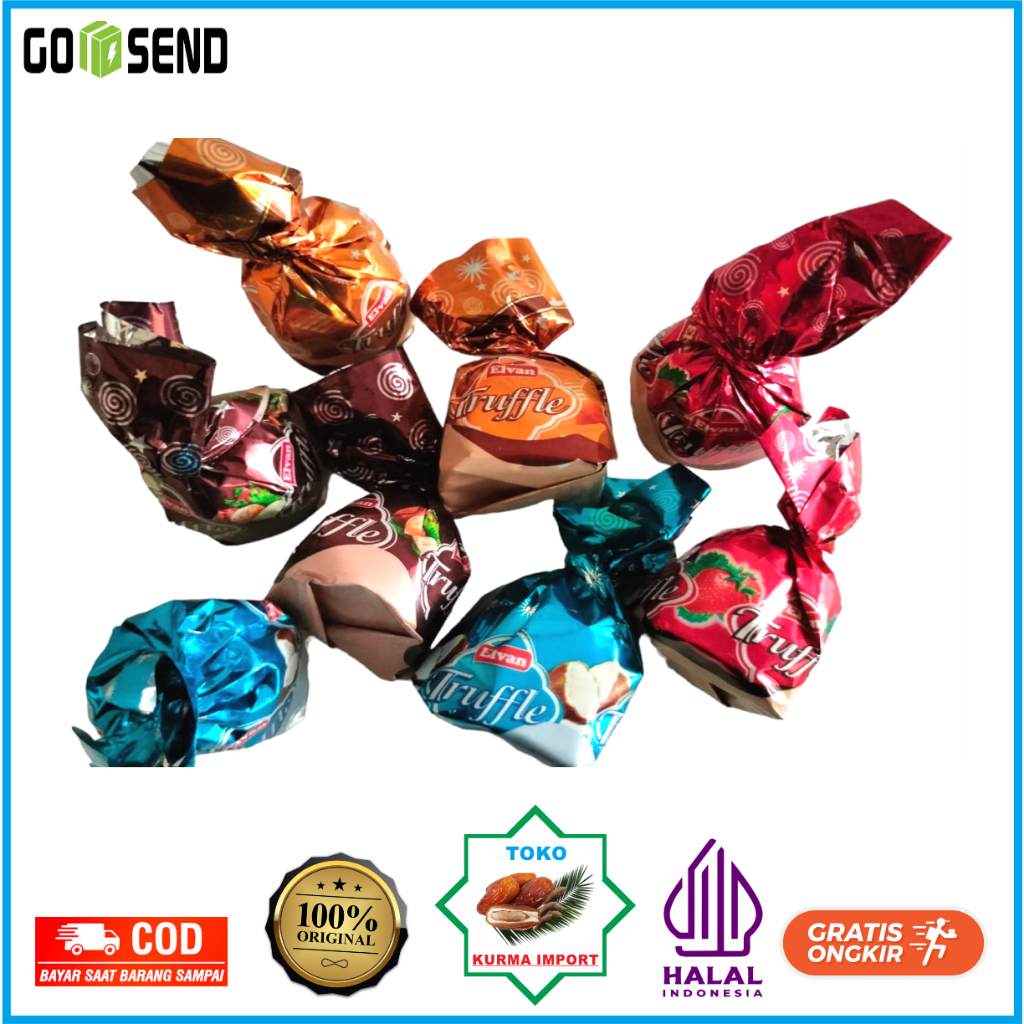 

Coklat Truffle 1 kg mix Coklat Turki Truffle 1kg