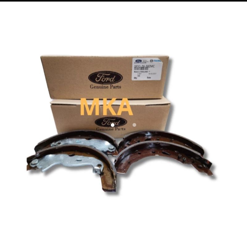 BRAKE SHOE KAMPAA REM BELAKANG MAZDA 2 FIESTA MAZDA2 1SET