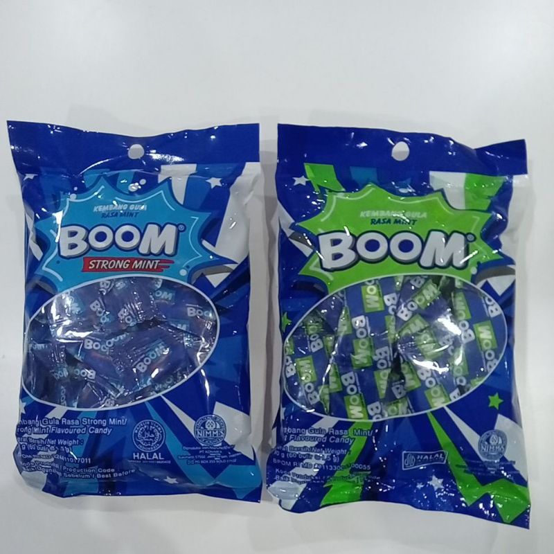 

Boom Permen Rasa Mint 90 gram / isi 90 Butir @1.5 gram