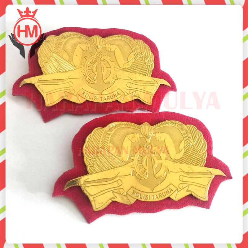 Lencana Pin Poltar Pin Logo Polisi Taruna - Bros Polisi Taruna - Harapan Mulya