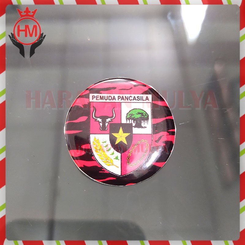 Bros Bulan Logo PP - Pin Pemuda Pancasila Atribut Pemuda Pancasila - Harapan Mulya