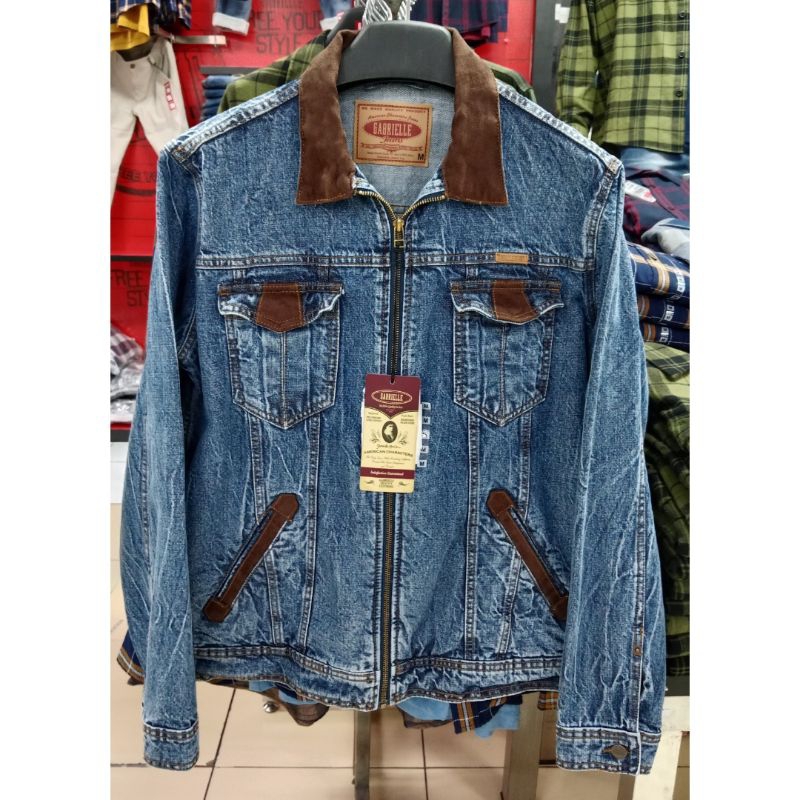 Jaket panjang pria Gabrielle jeans original mens BBJC126V1023M jaket panjang jeans | jaket panjang p