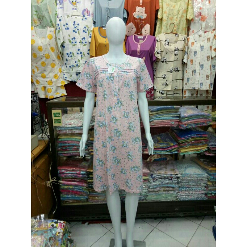 YUMICO Daster Lengan Pendek Kaos Premium