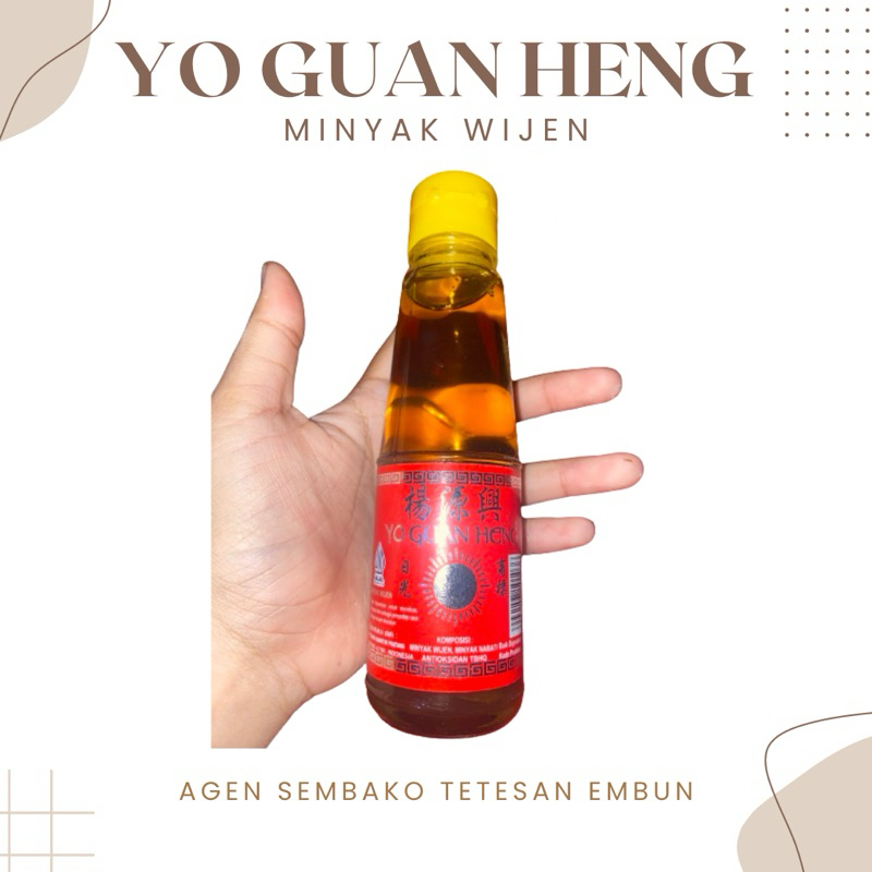 

yo guan heng minyak wijen sesame oil 110ml grosir termurah