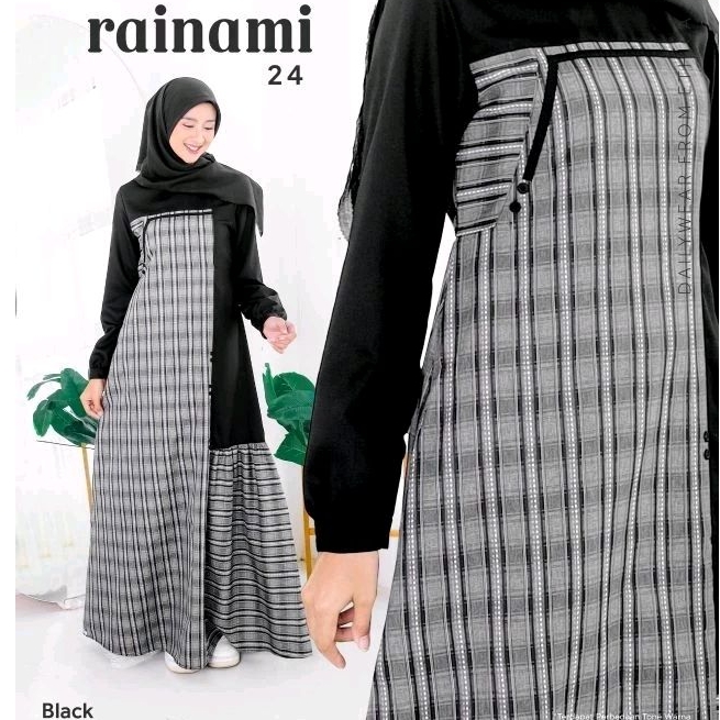 GAMIS ETHICA RAINAMI 24 - DAILY WEAR - OOTD HIJAB - RACUN SHOPEE