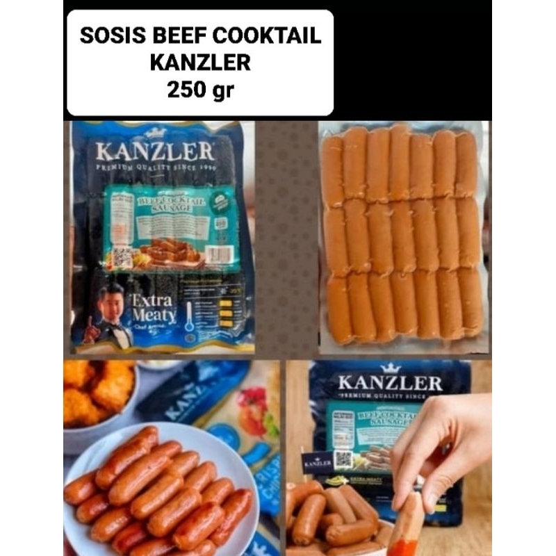 

SOSIS BEEF COCKTAIL KANZLER 250 GR
