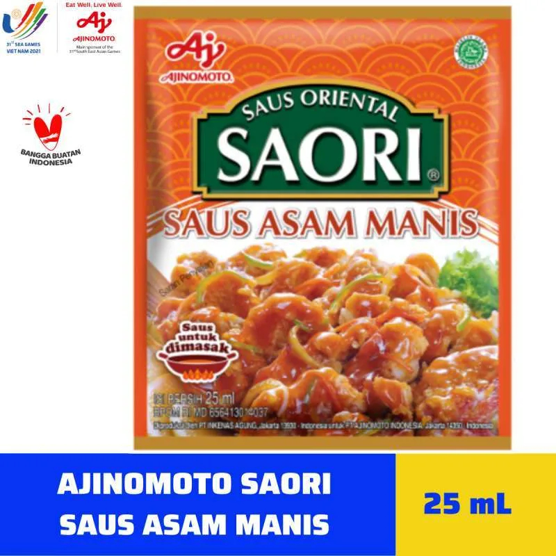 

ajinomoto saus asam manis saori 25ml