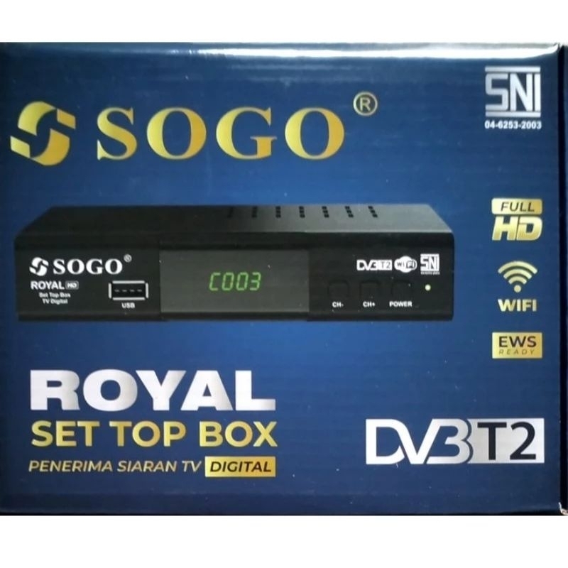 PENERIMA SIARAN TV DIGITAL SET TOP BOX SOGO / STB SOGO