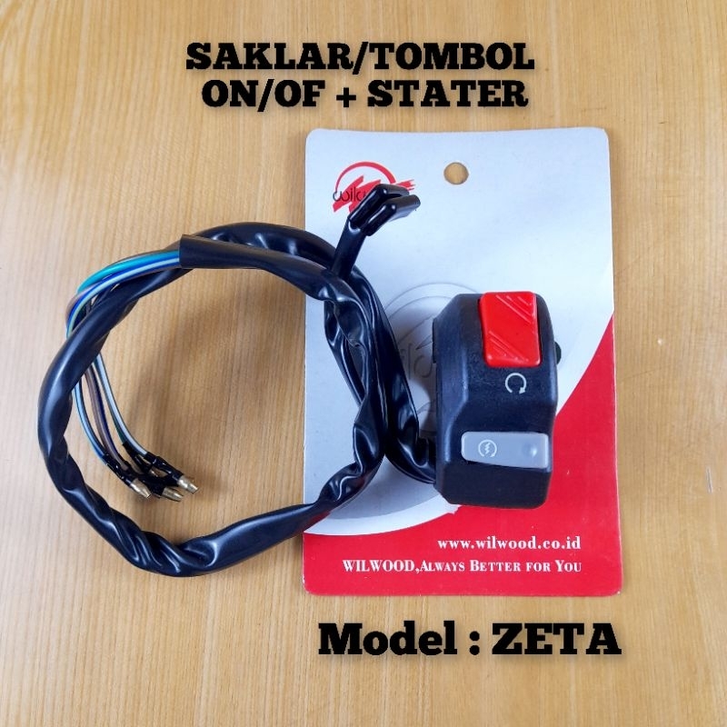 SAKLAR ON OF PLUS STATER MODEL ZETA