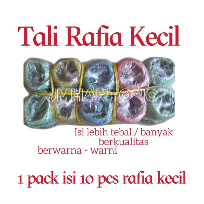 

Tali Rafia Kecil Warna-Warni isi 10 pcs