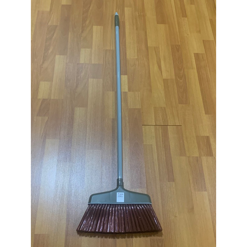 HOT DEALS Sinar Sapu Lantai Plastik 1318 Bulu Lembut Anti Keriting Gagang Padat Ringan Kokoh Tahan