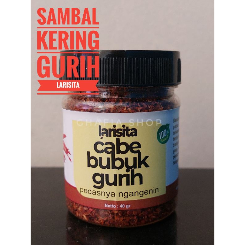 

SAMBAL KERING GURIH ORIGINAL LARISITA KEMASAN BOTOL EKONOMIS