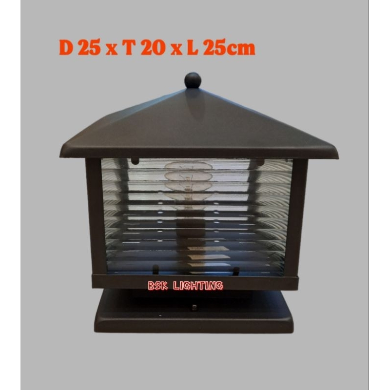 Lampu taman pilar/Lampu taman outdoor/Lampu pagar