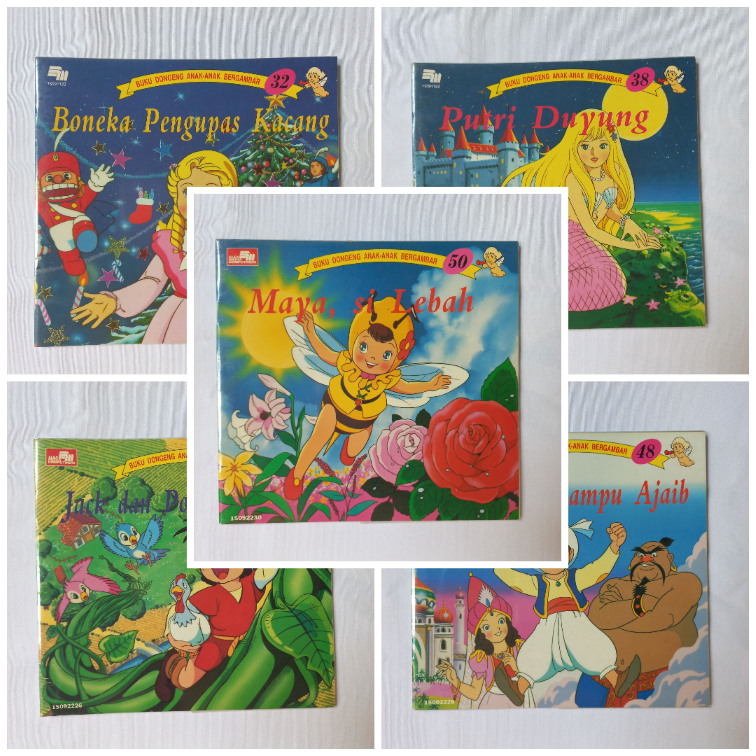 [PB/RARE] Seri Buku Dongeng Anak-Anak Bergambar (No. 41-81)