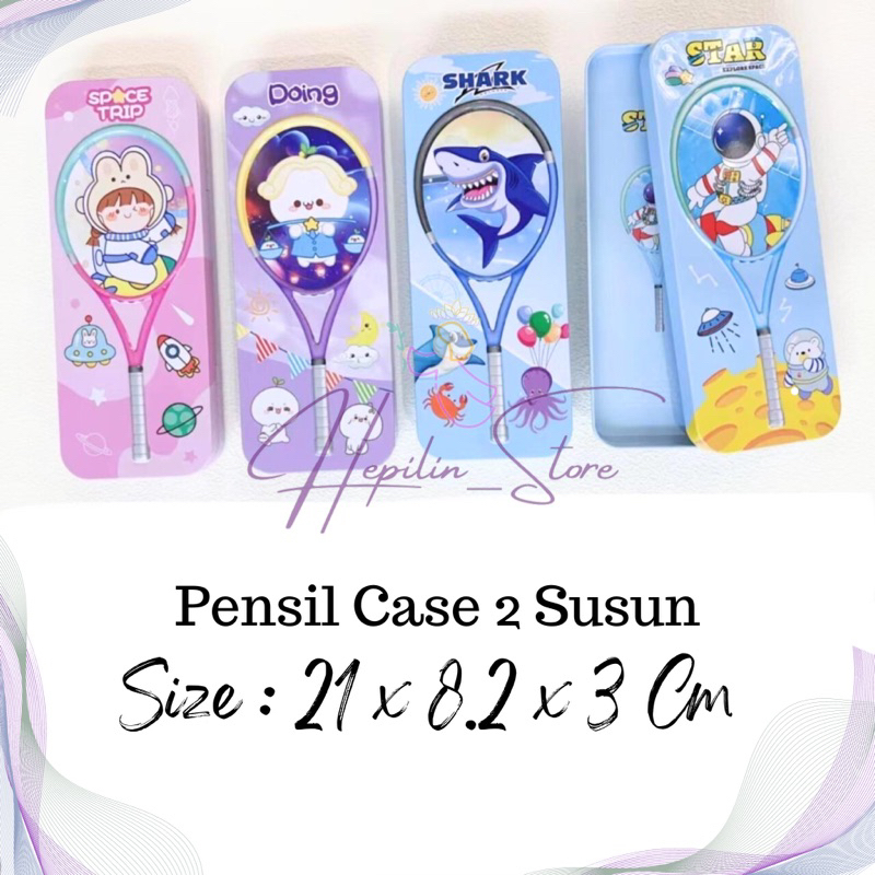 

Pensil Case 2 Susun Timbul AD-134 ECER 1 Biji / Kotak Pensil Kaleng Besi / Tepak Pensil Lucu Fancy Terbaru