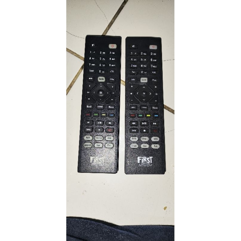 REMOTE TV KABEL ORIGINAL FIRST MEDIA