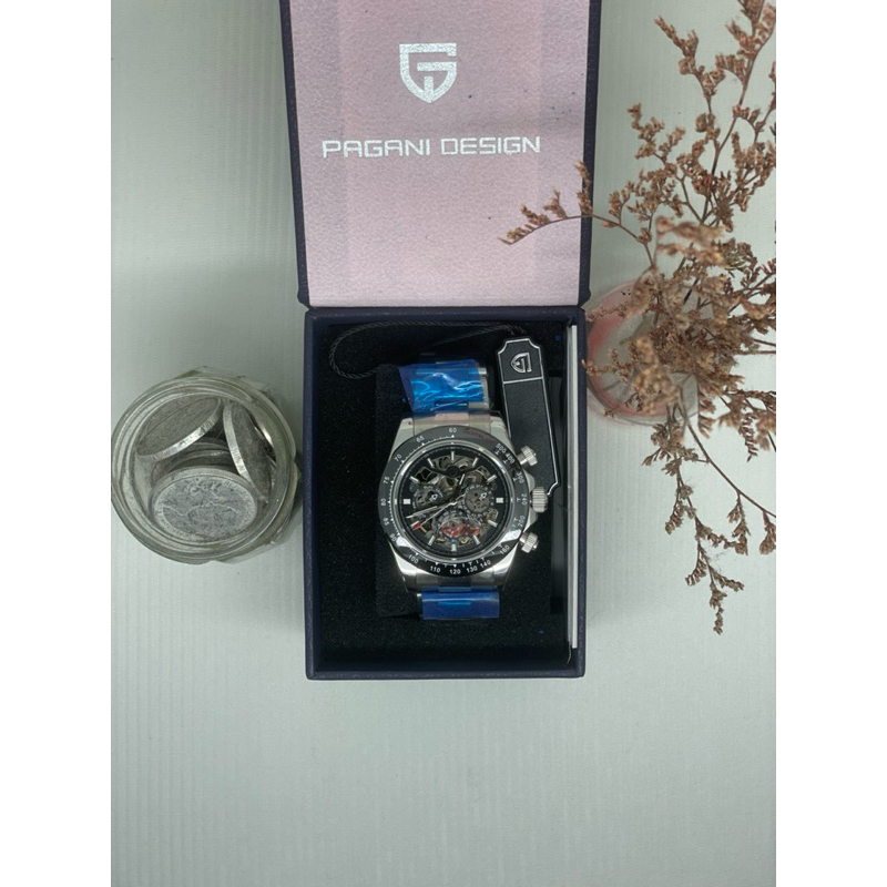 JAM TANGAN PRIA ARLOJI AUTOMATIC PAGANI DESIGN CASUAL