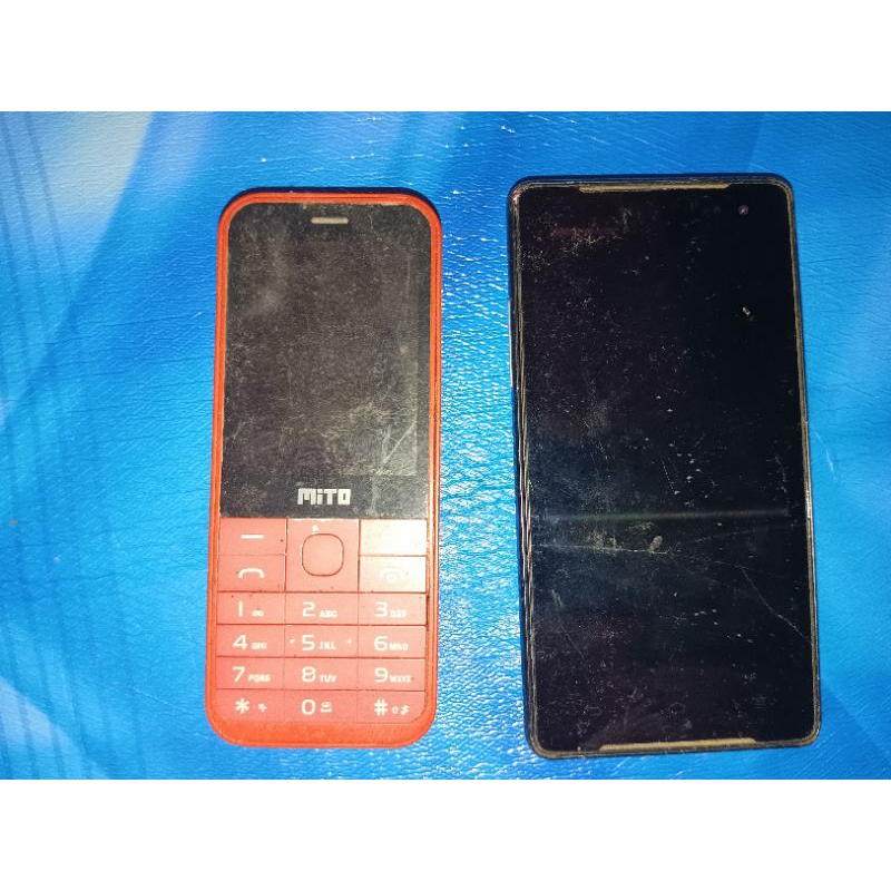 Jual HP Mito dan HP Smartfren Second Layar Pecah Ga Ada Batre Mesin Hidup
