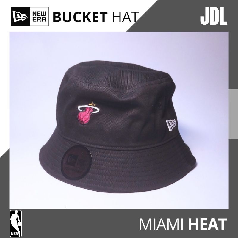 Miami Heat NEW ERA ORIGINAL Hitam BucketHat
