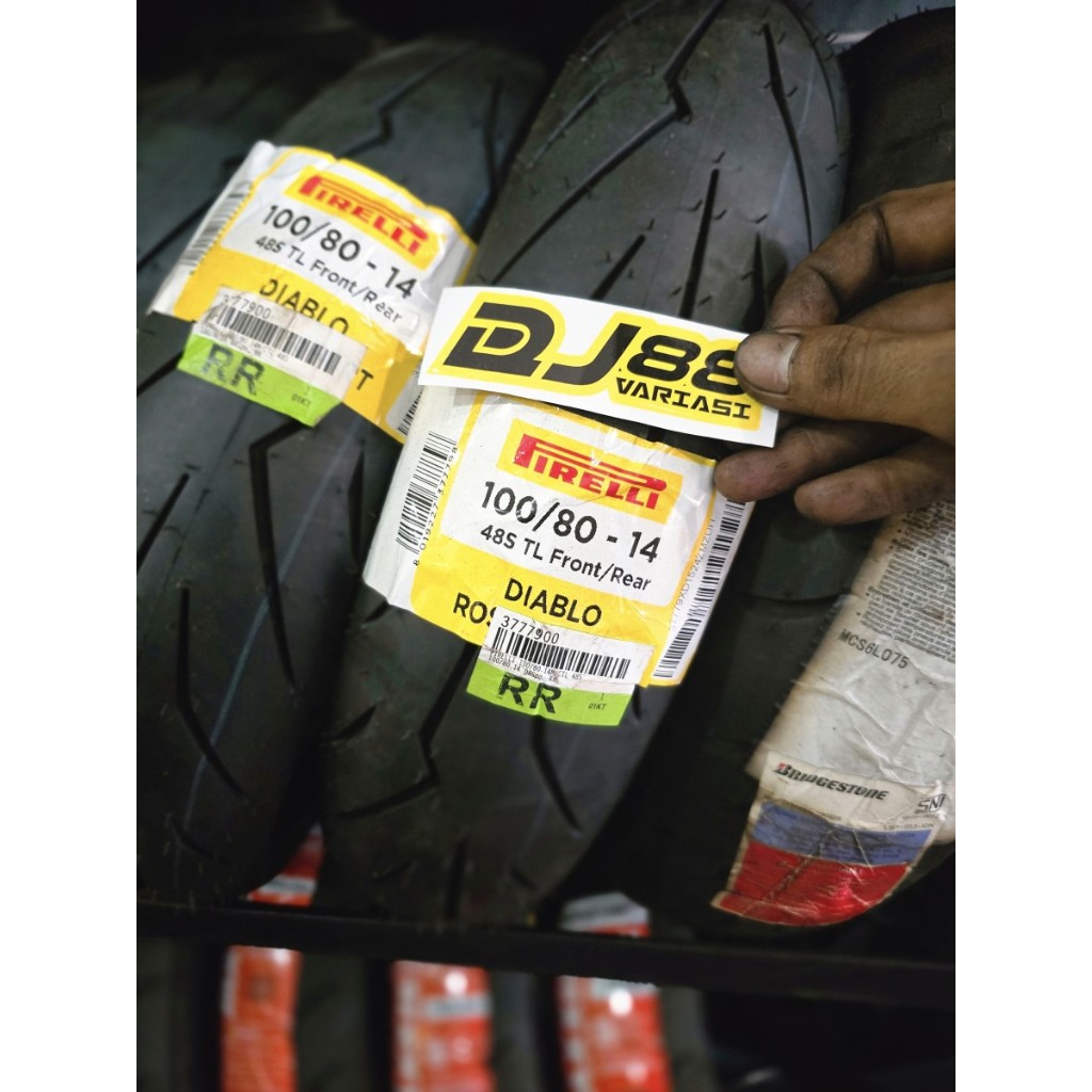 Ban pirelli diablo rosso sport 100/80-14 ring 14 tubless ban vario 125|150