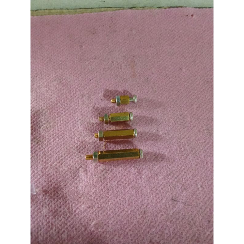 Spacer pcb baut m3 0.5-3cm gold