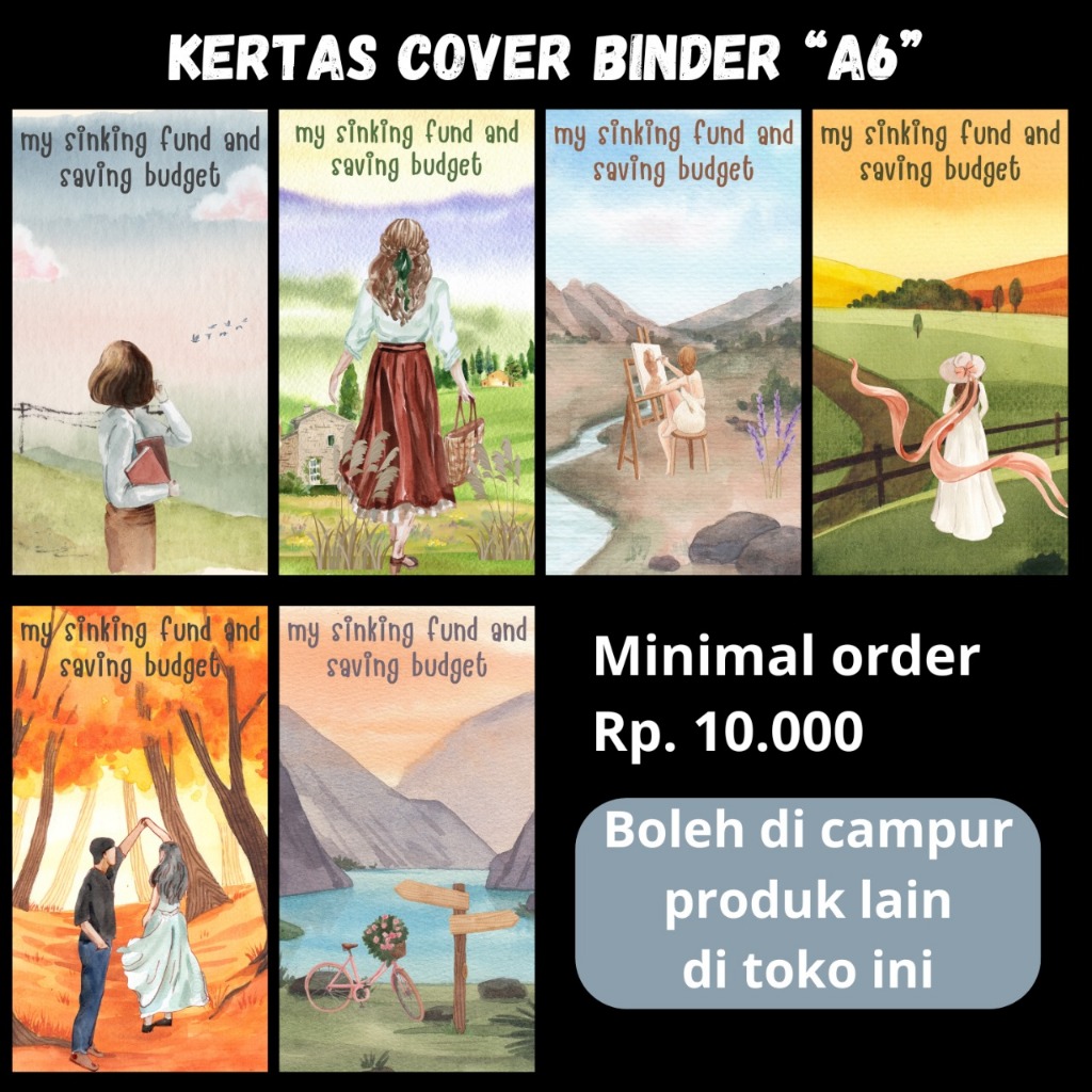 

Cover Binder Menabung Saving Challenge A6 Tebal 260 gsm