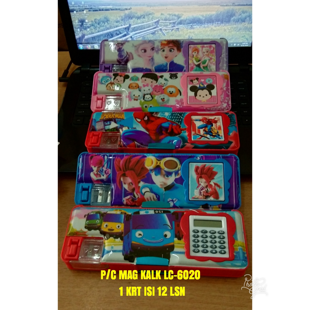 

KOTAK PENSIL MAGNET + KALKULATOR MURAH KARAKTER